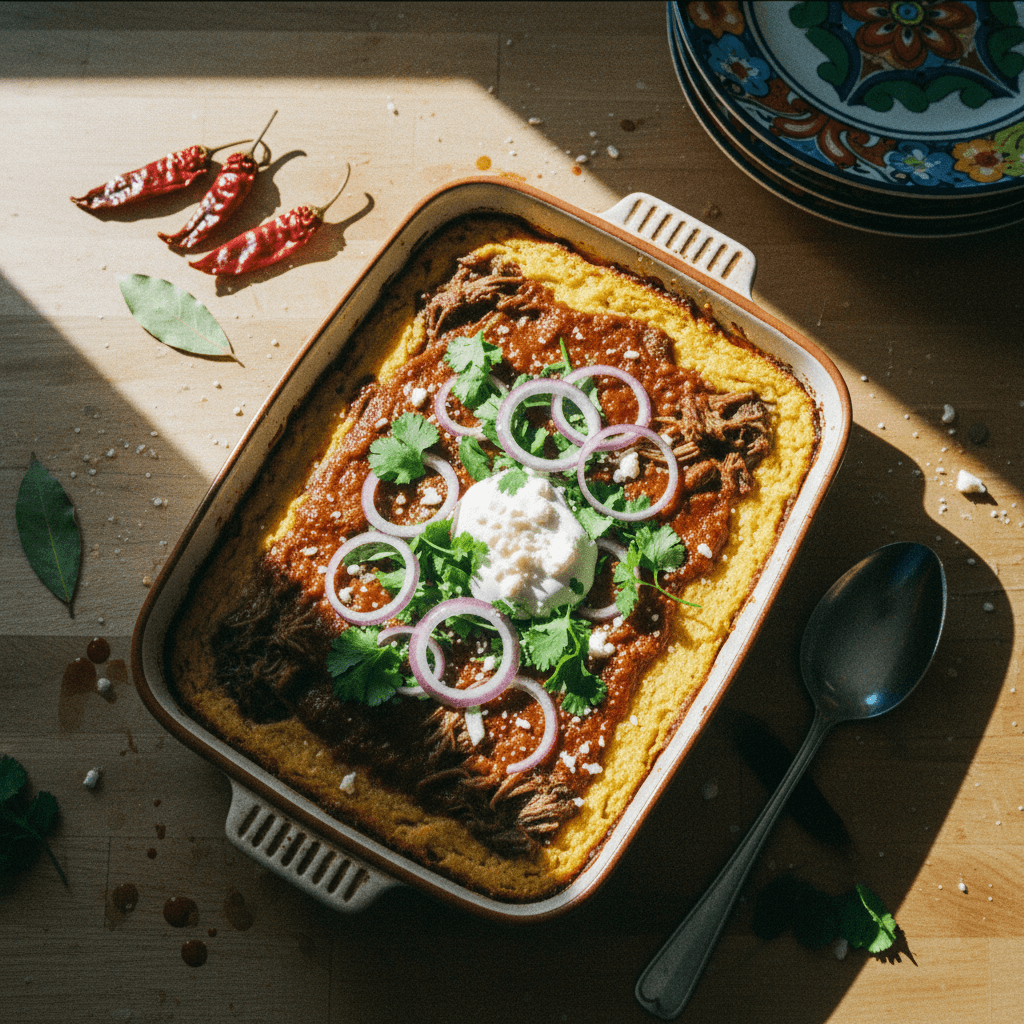 Easy Tamal Casserole (Tamal de Cazuela)