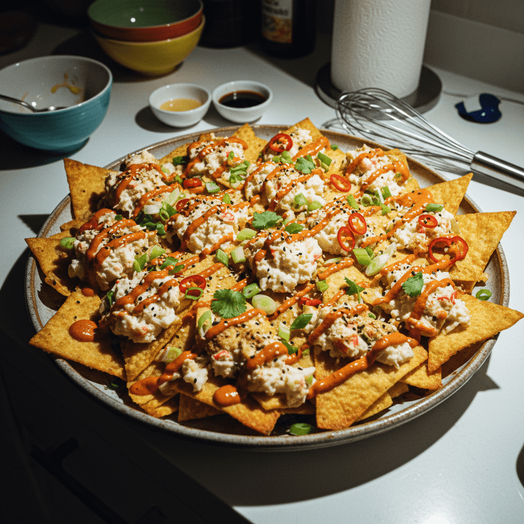 Crab Rangoon Nachos