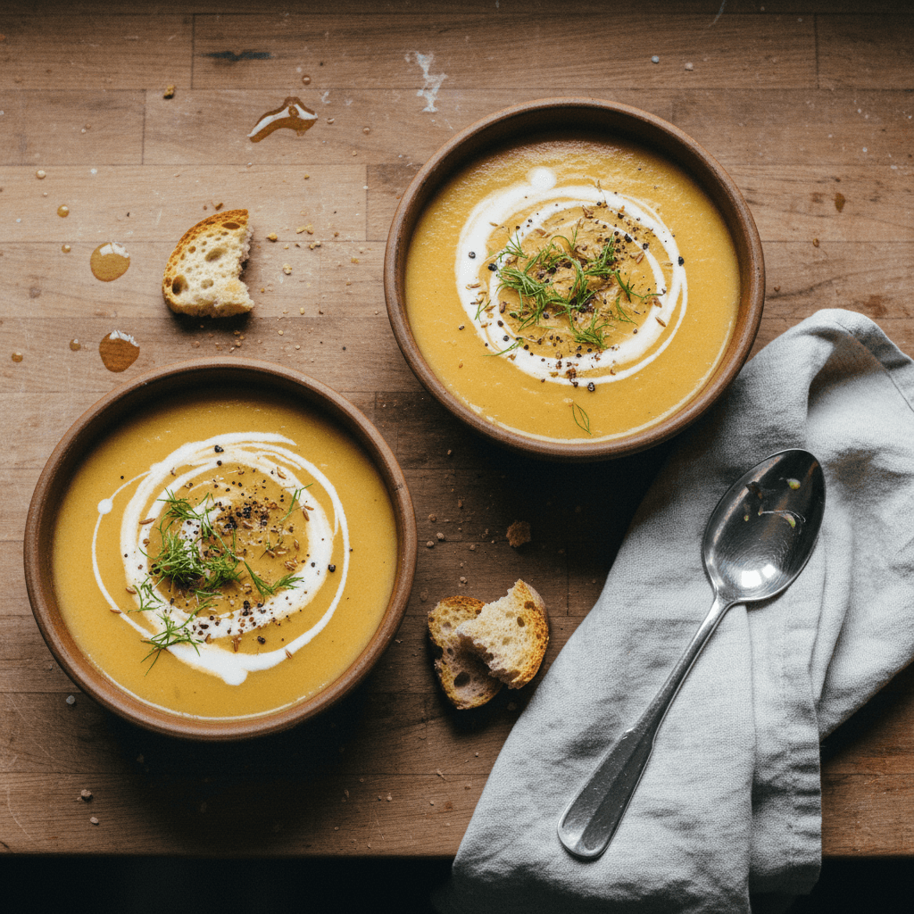 شوربة الشومر والجزر