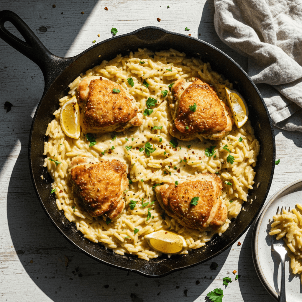 Creamy One-Pan Marry Me Chicken Orzo