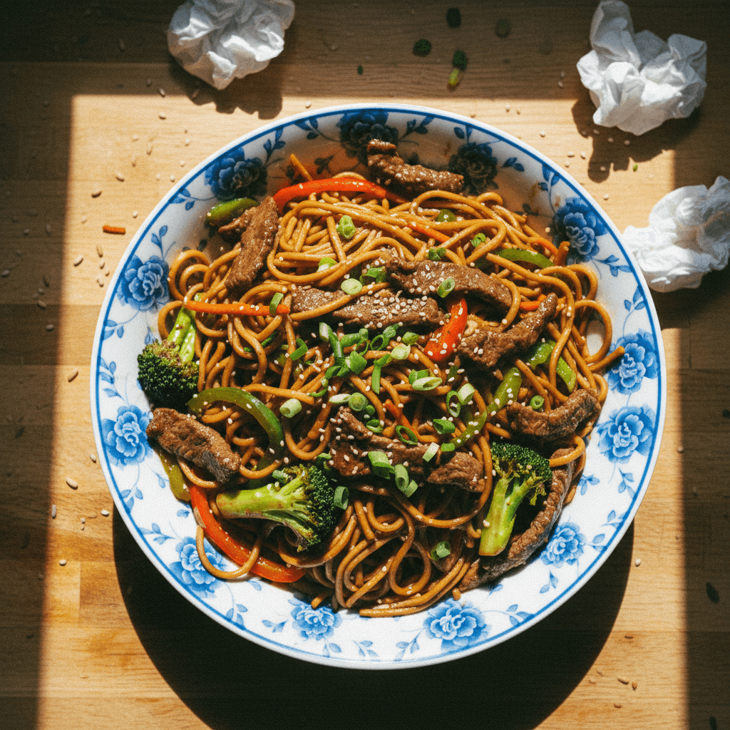 Beef & Broccoli Lo Mein