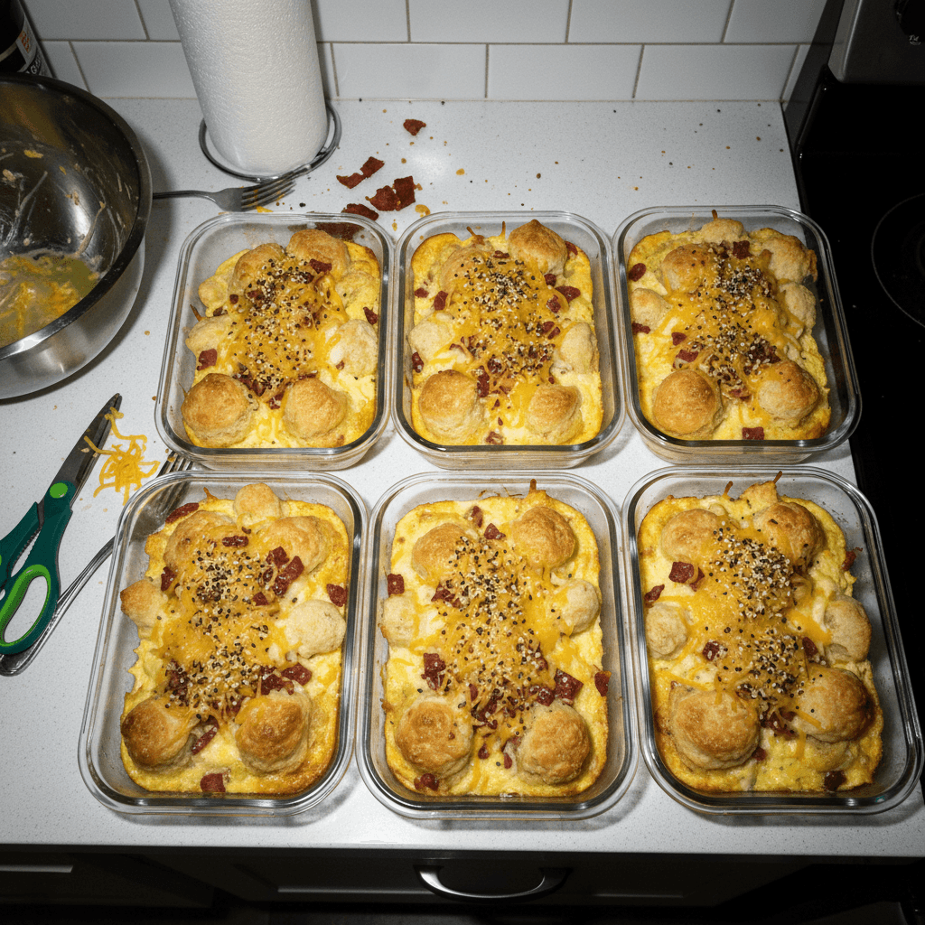 Biscuit Egg Casserole