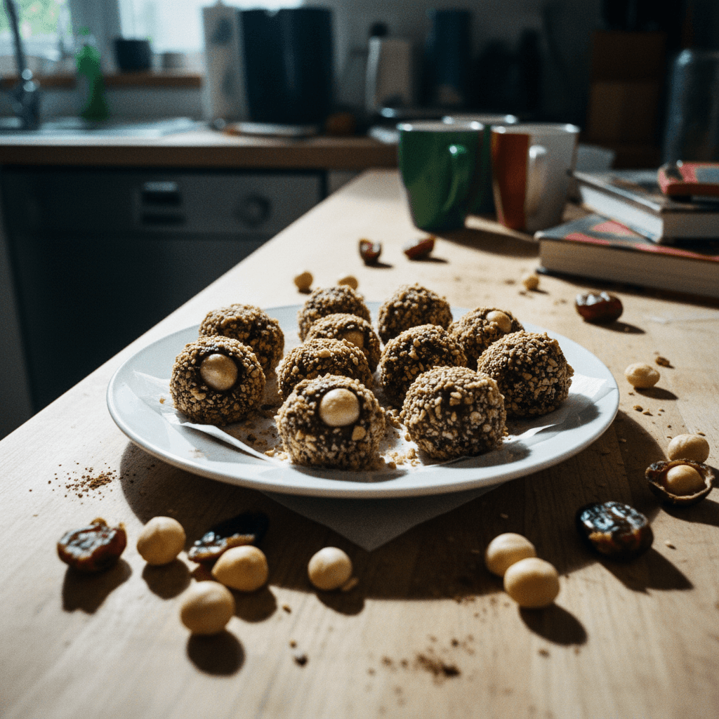 Healthy Ferrero Rocher-Style Macadamia Truffles