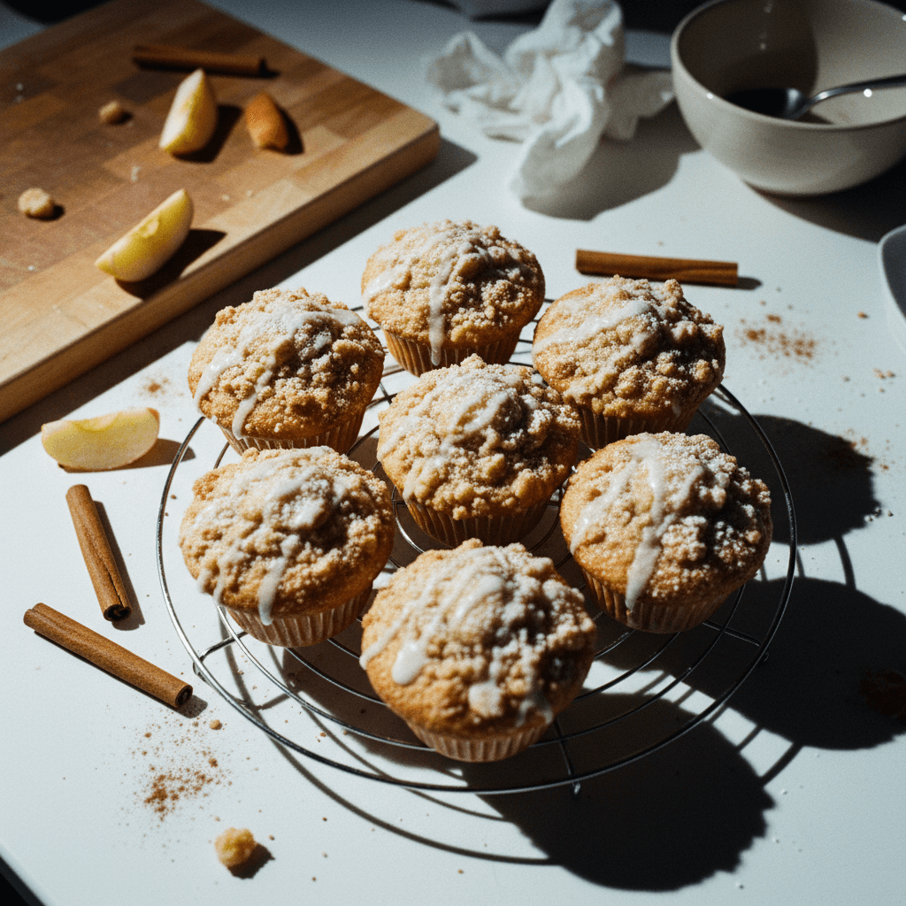 Apple Cinnamon Streusel Muffins