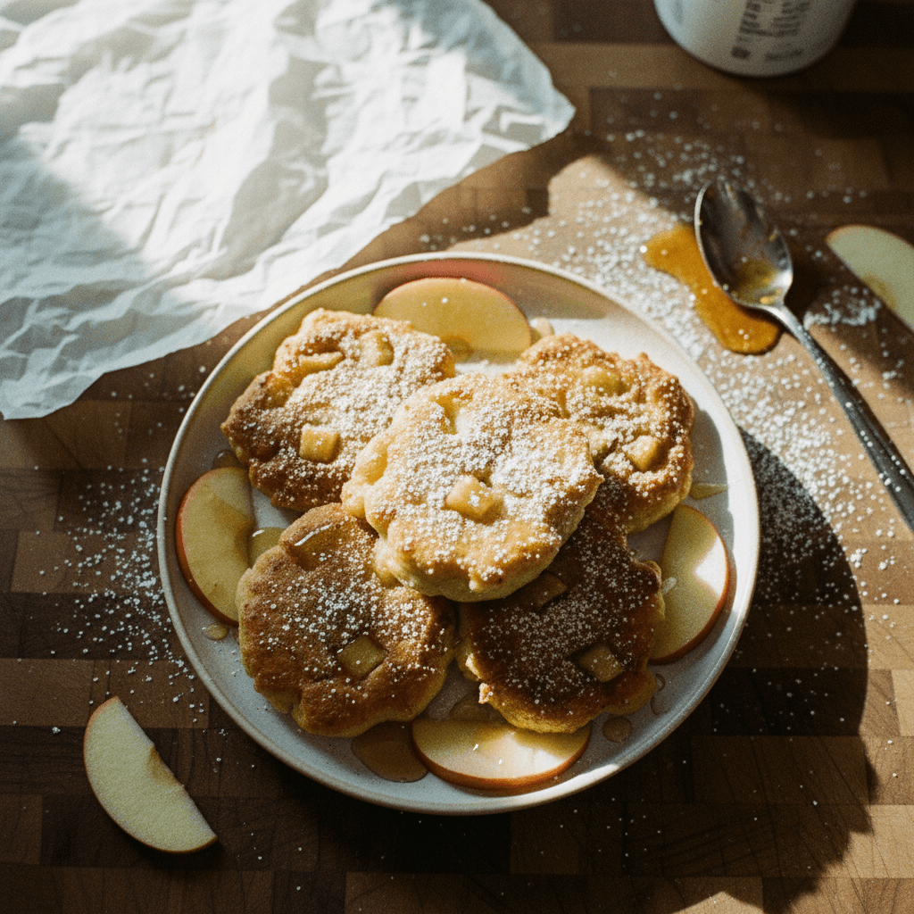 High-Protein Apple Fritters