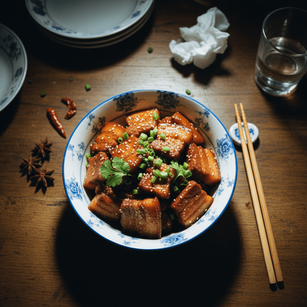 Hongshao Rou (Red Braised Pork Belly)