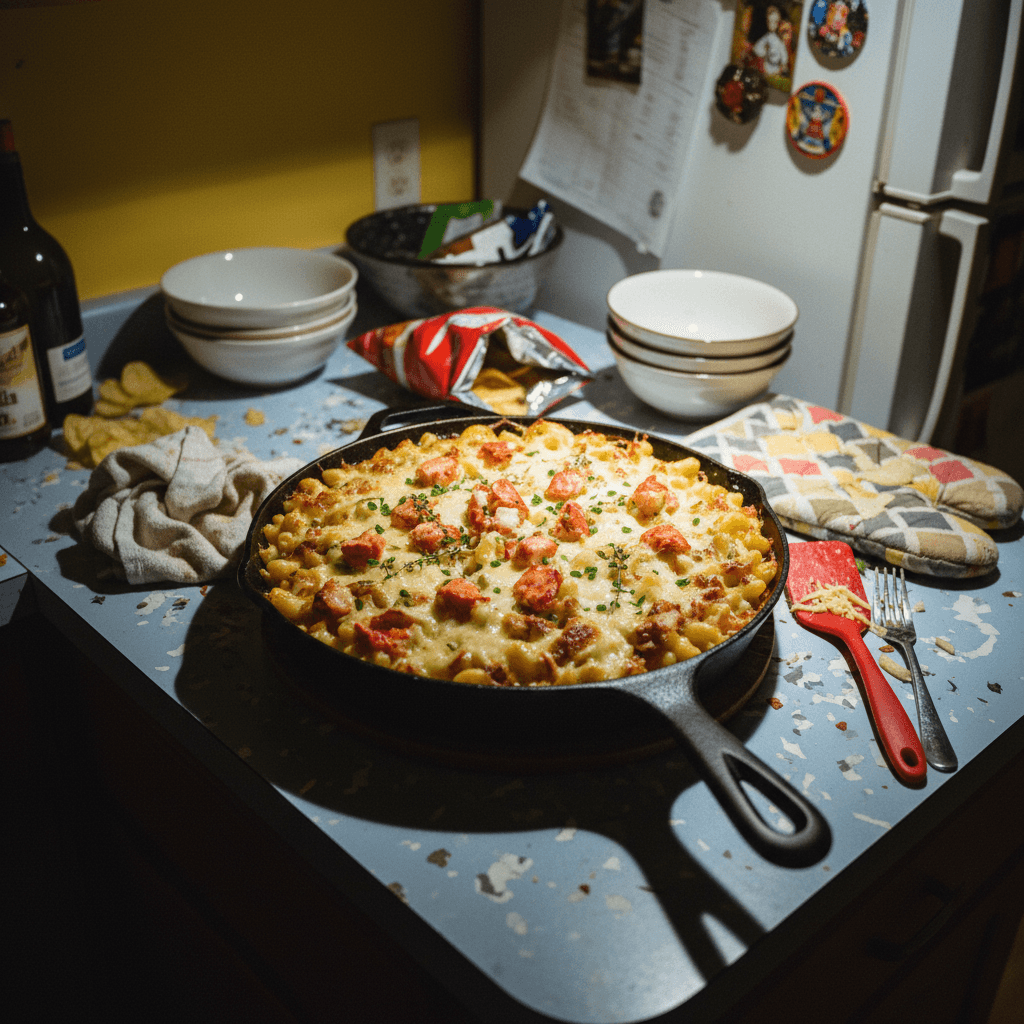 French Onion Lobster Mac and Cheese
