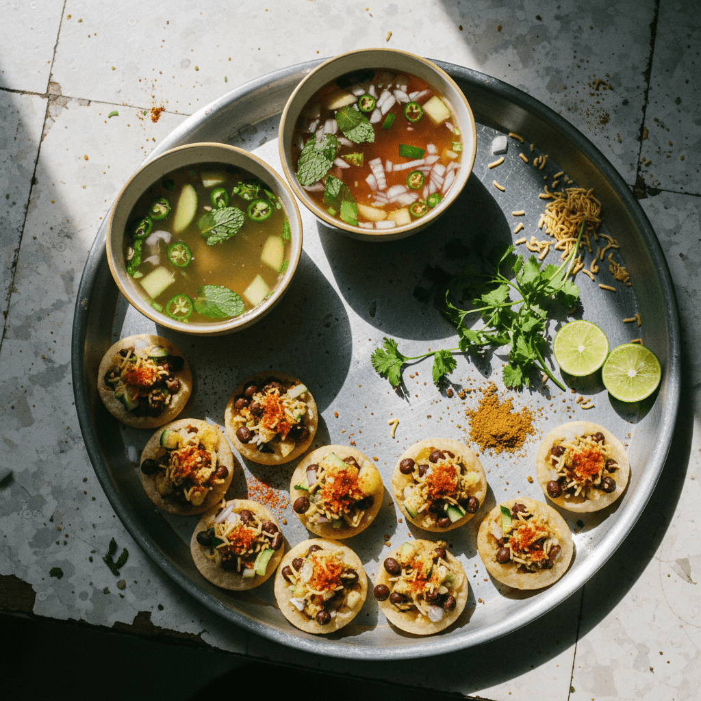 Nepali-Style Spicy & Tangy Panipuri