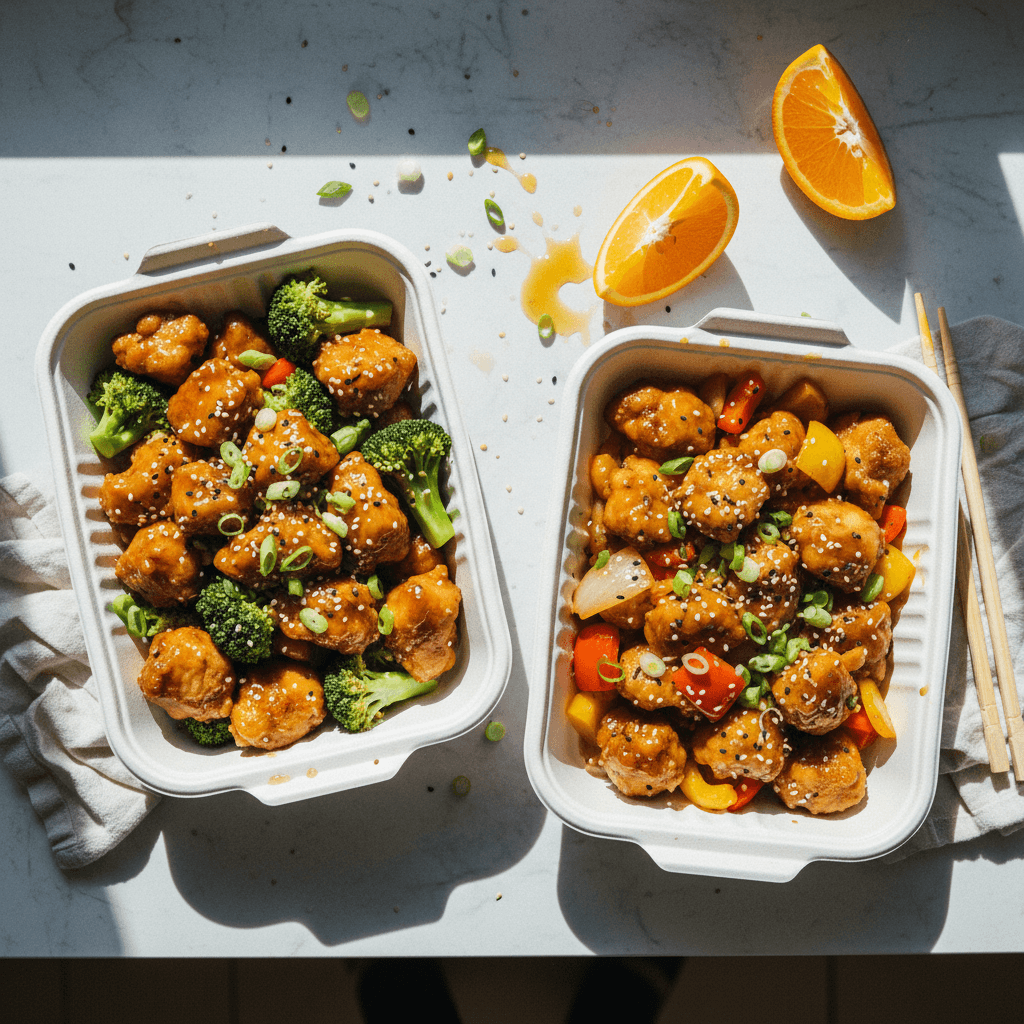 Oven-Baked Takeout Style Chicken & Vegetables