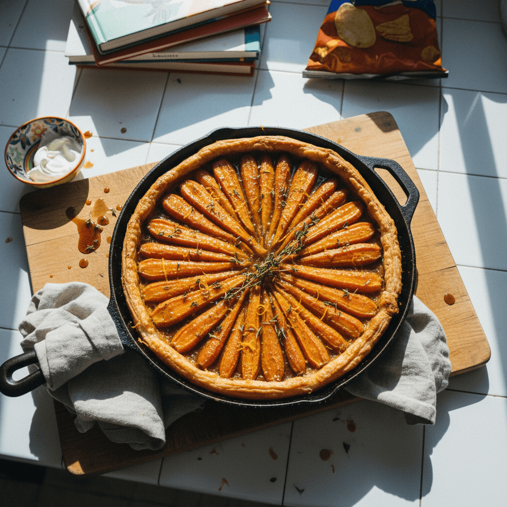 Carrot Tarte Tatin