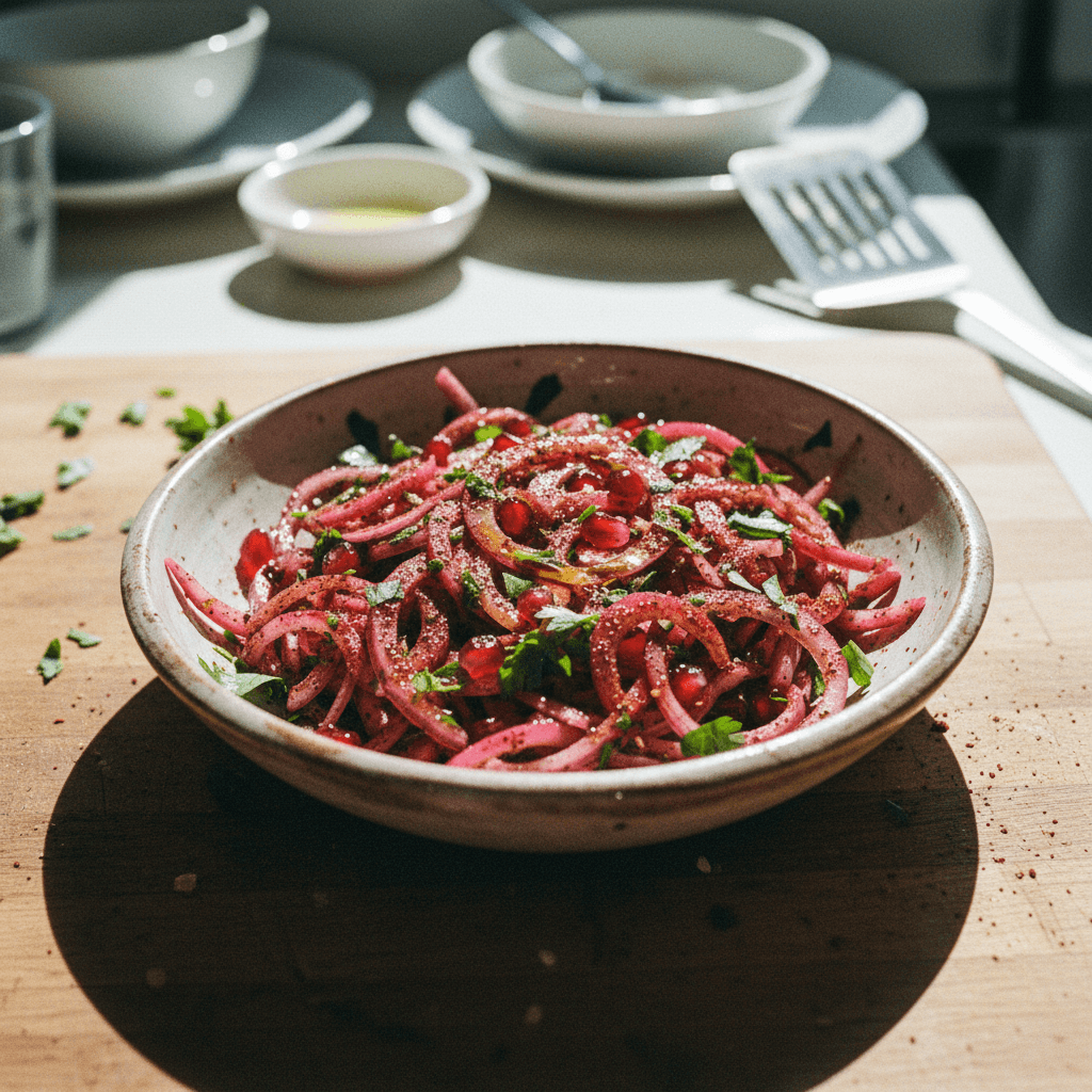Turkish Sumac Onions (Marinated Onion Salad)