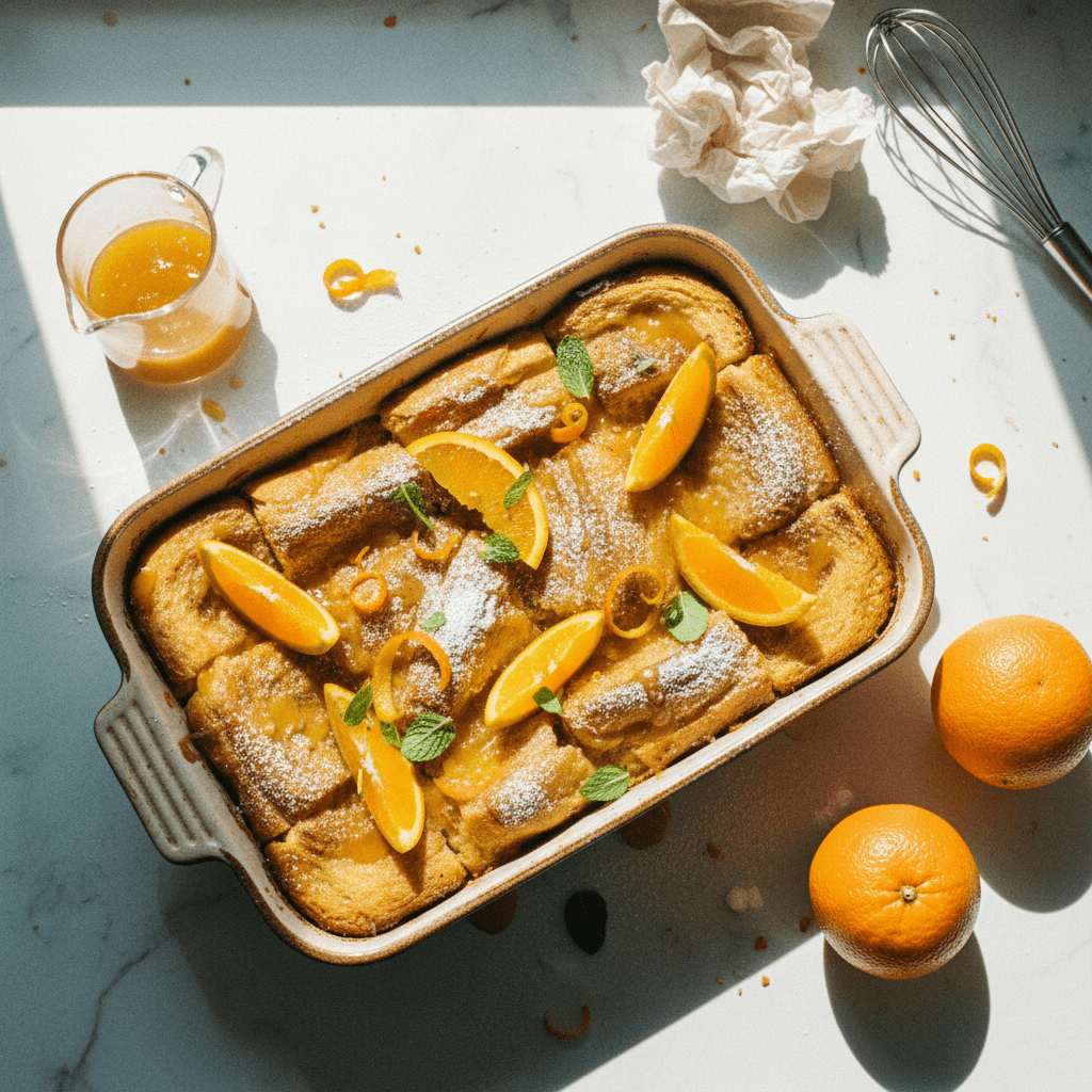Orange-Glazed French Toast Bake