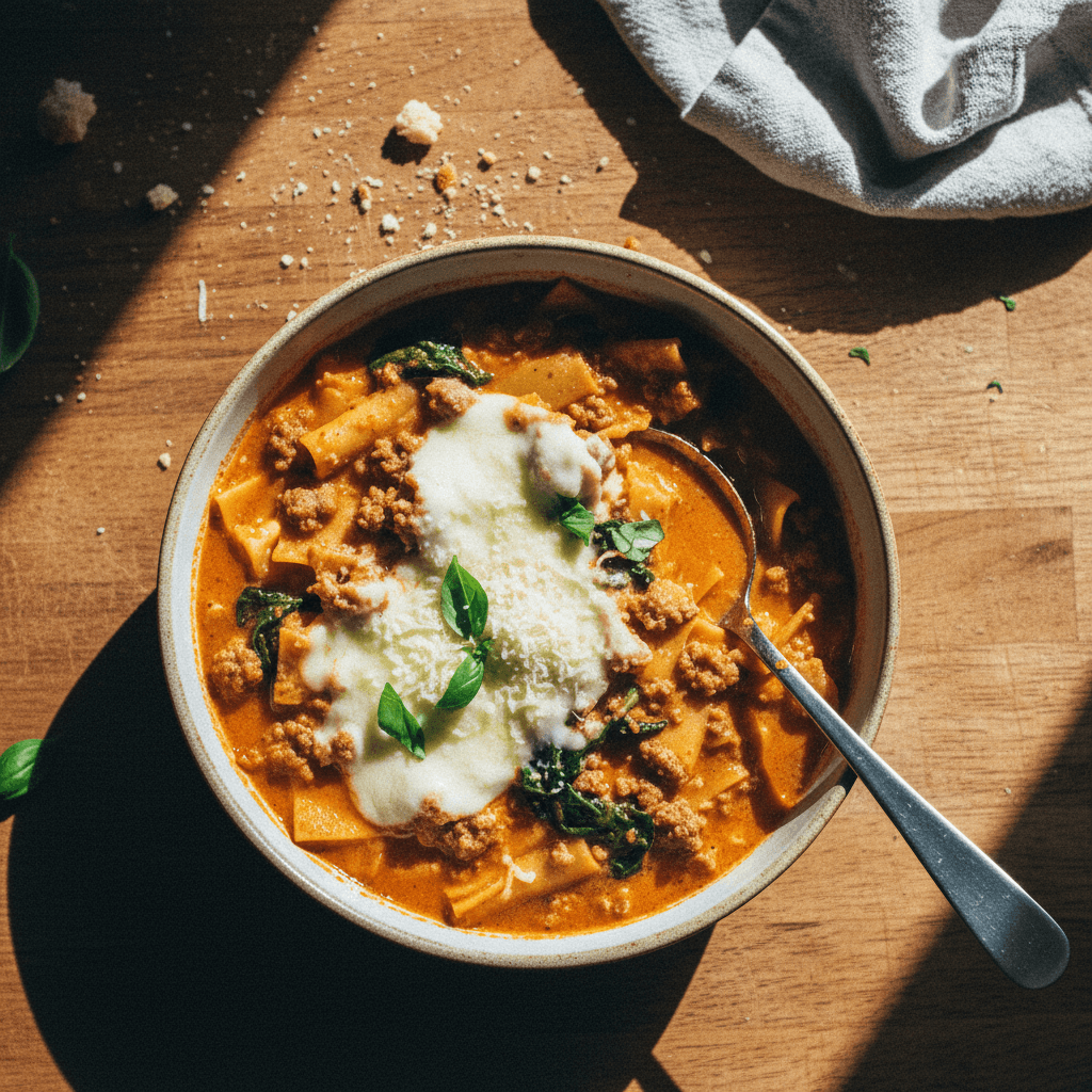 Lasagna Soup