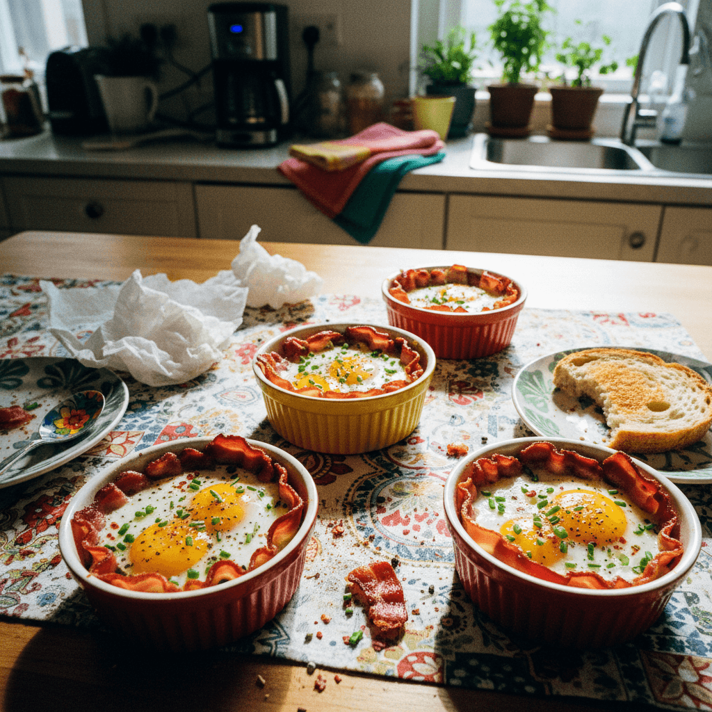 Bacon Ramekin Eggs