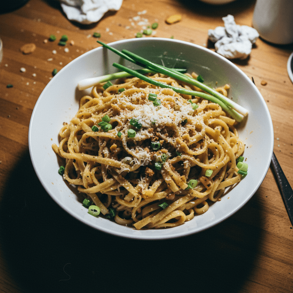 Quick Garlic Noodles