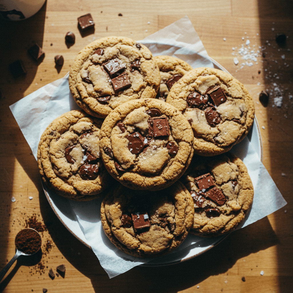 NYC Style Thick Chocolate Chip Cookies