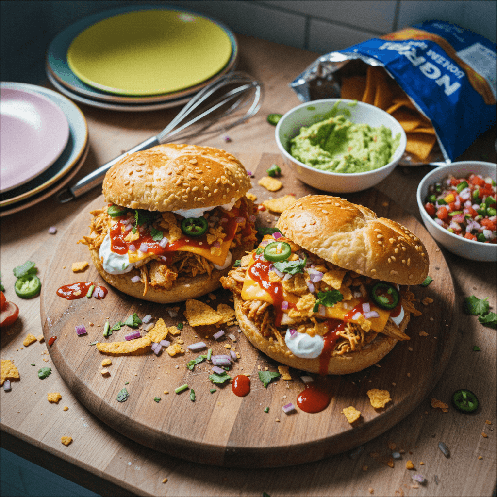 Nacho Tavuk Sandviç