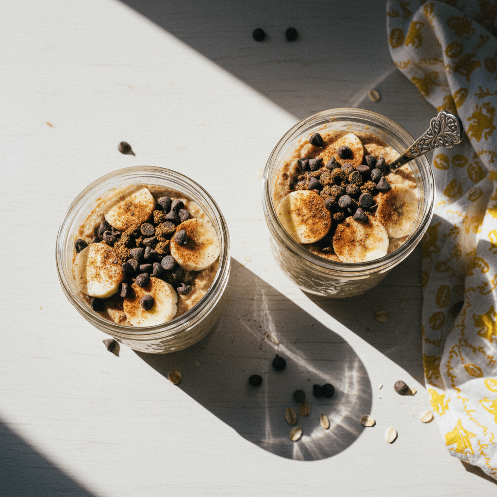 Banana Bread Overnight Oats