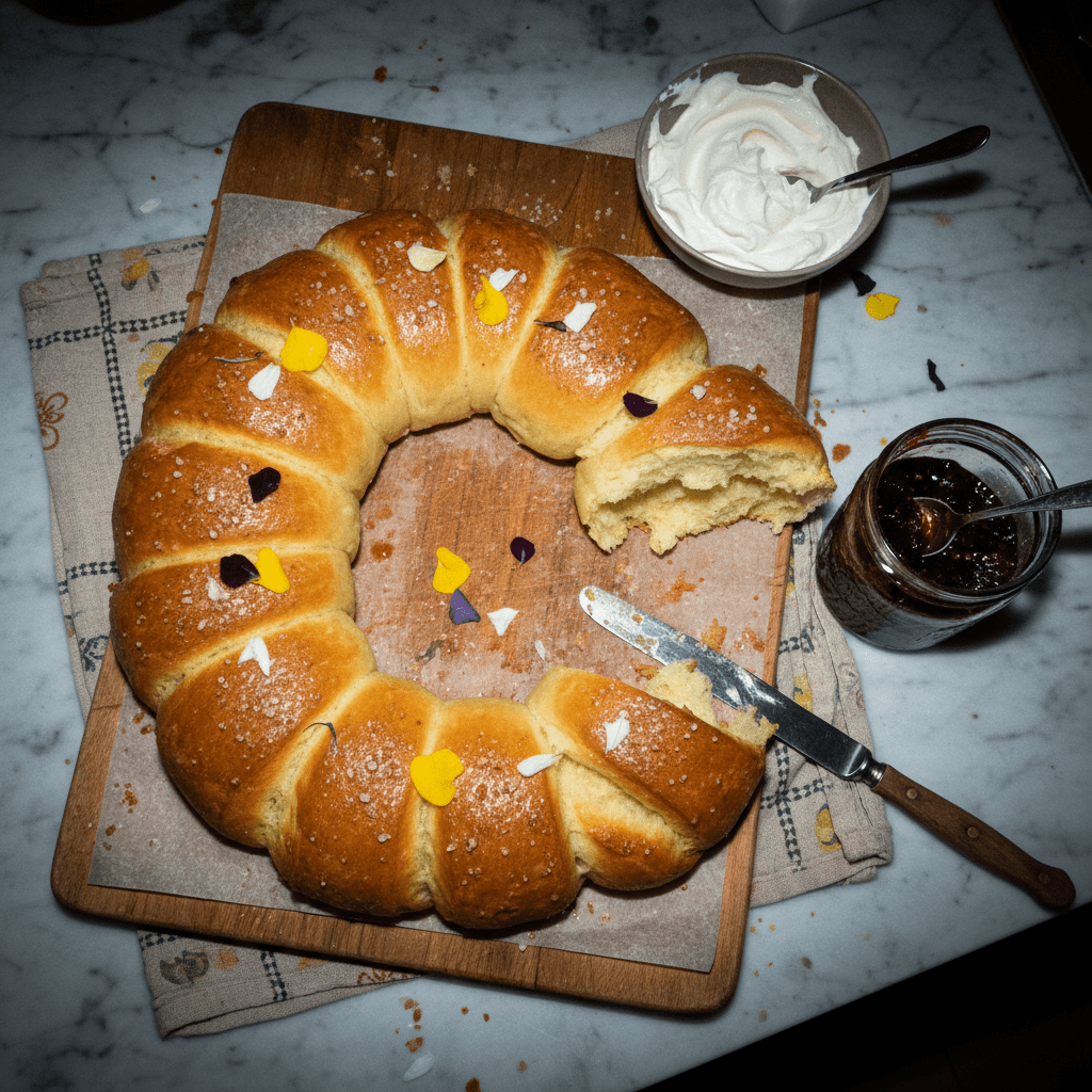 Croissant-shaped Pull-Apart Milk Bread