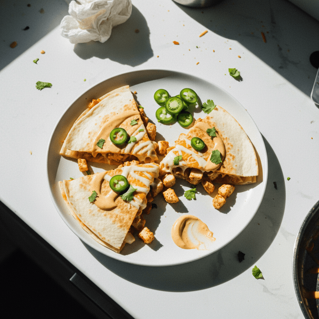 High-Protein Taco Bell Inspired Quesadillas