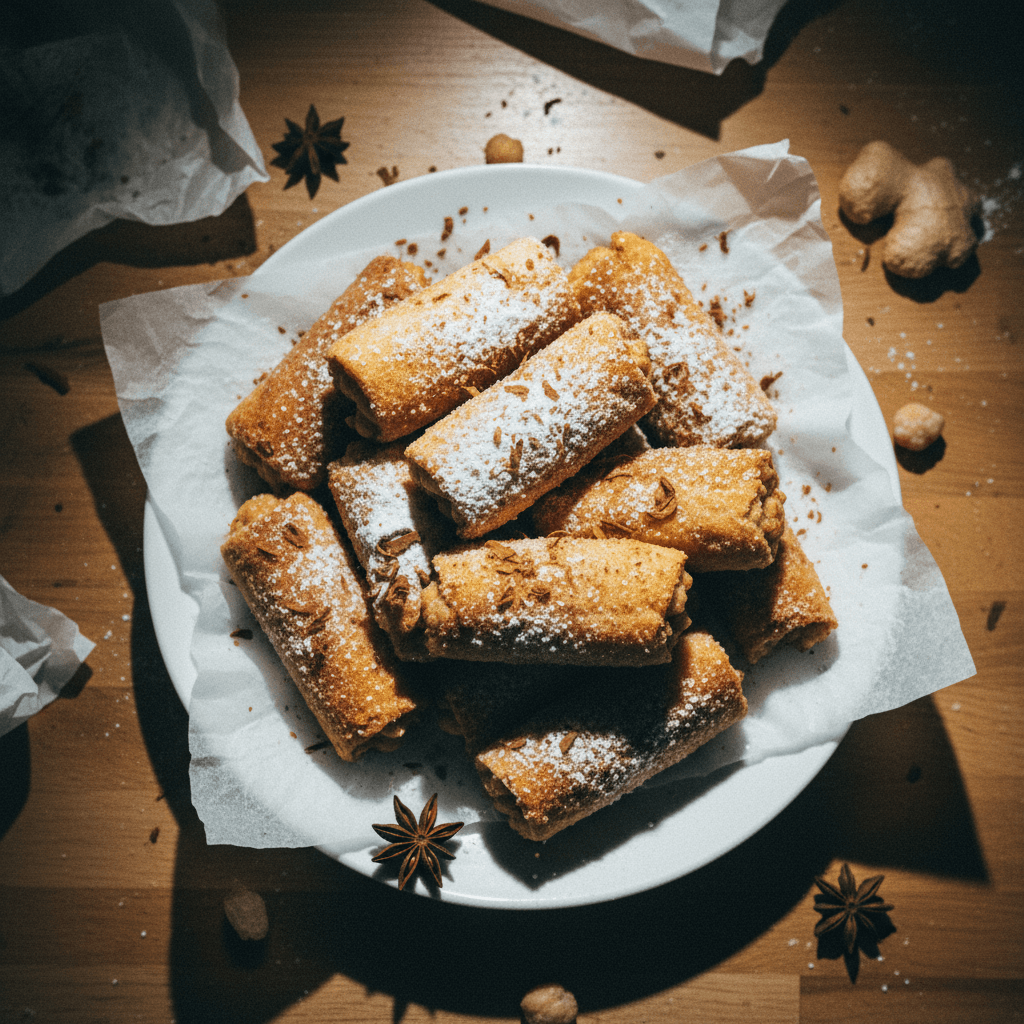 Crunchy Cinnamon Chickpea Rolls