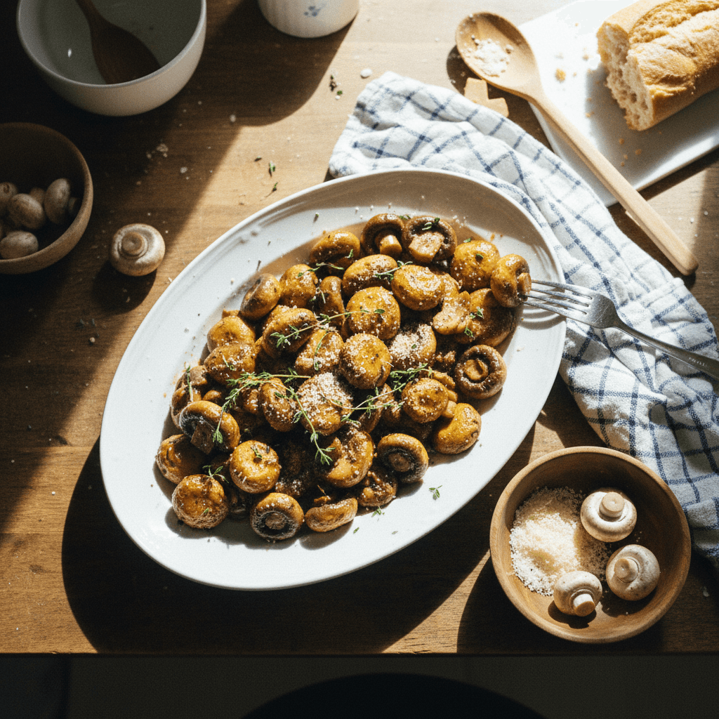 Air Fryer Mushrooms