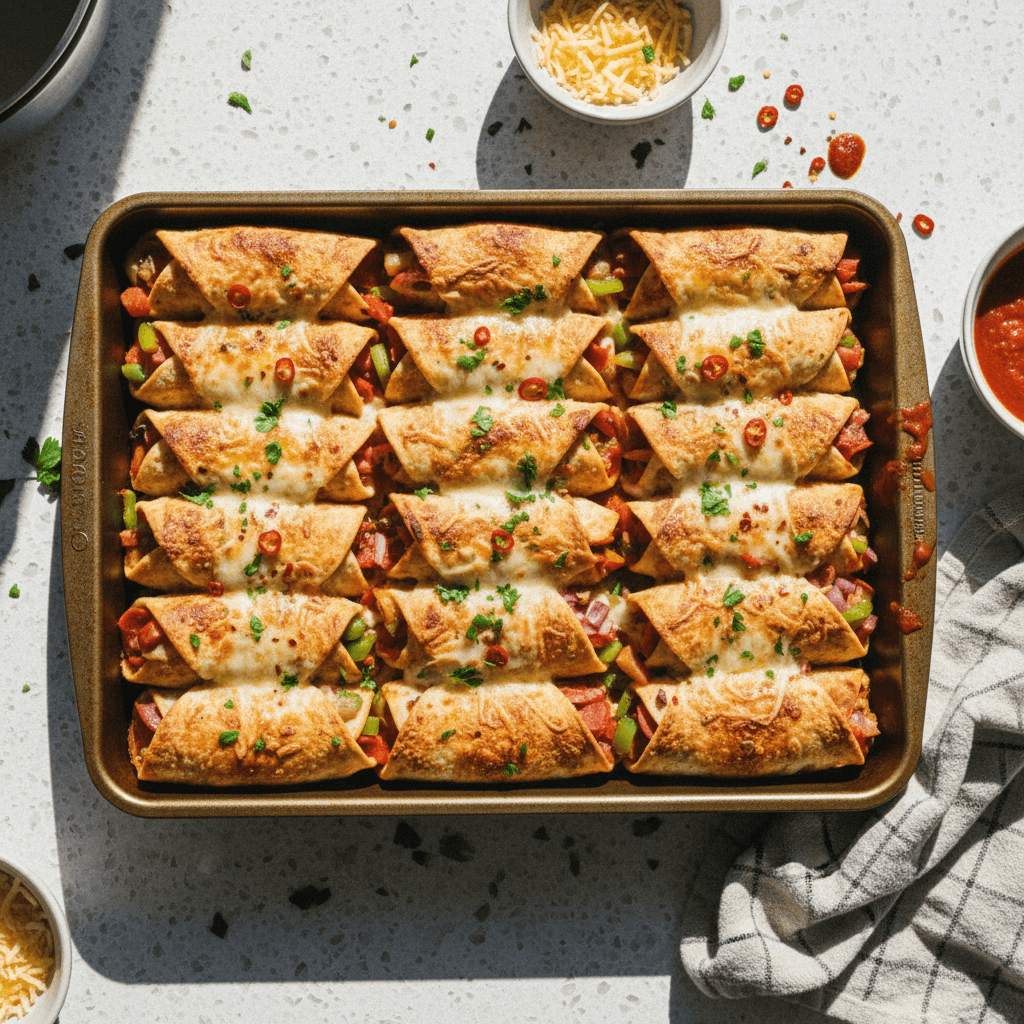Supreme Pizza Burritos