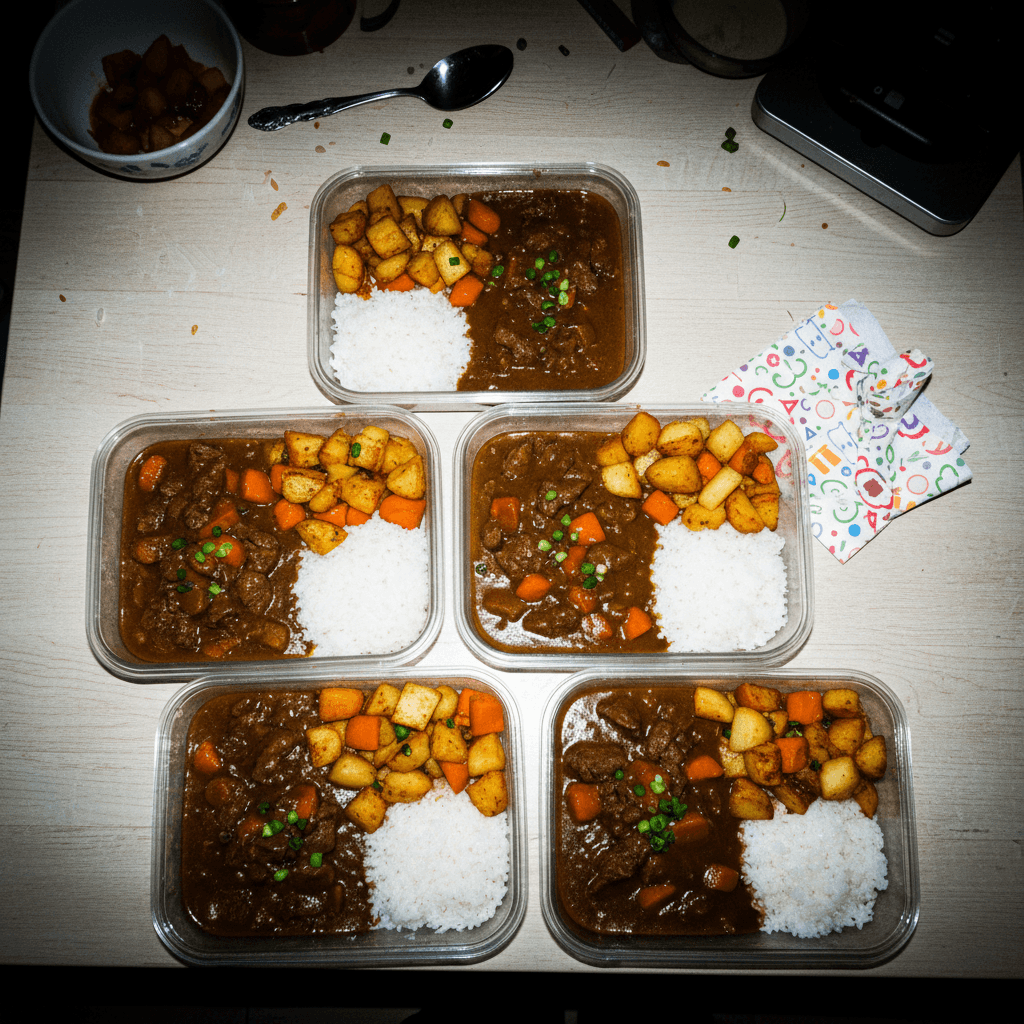 Japanese Curry Meal Prep