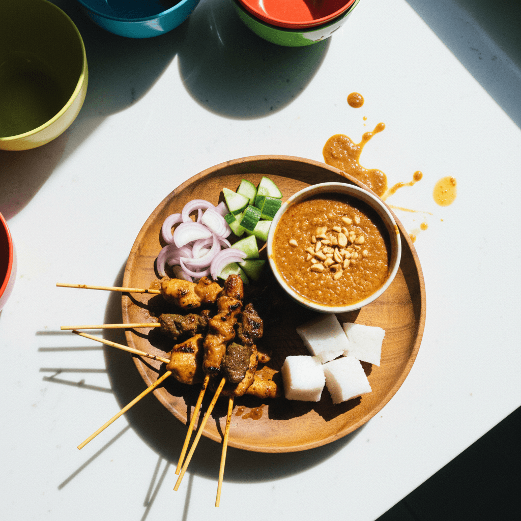 Malaysian Peanut Satay with Chicken