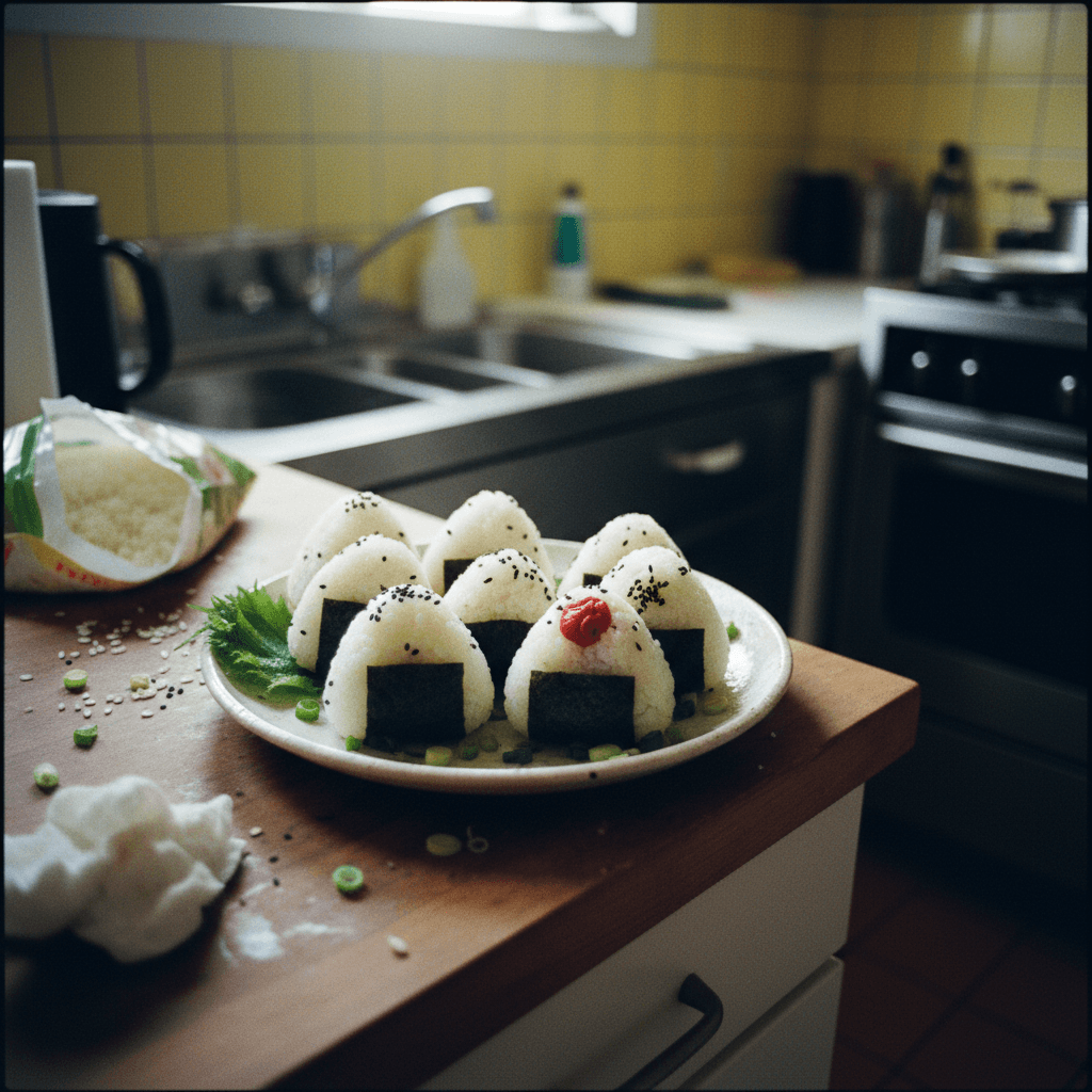 Simple Japanese Rice Balls (Onigiri)