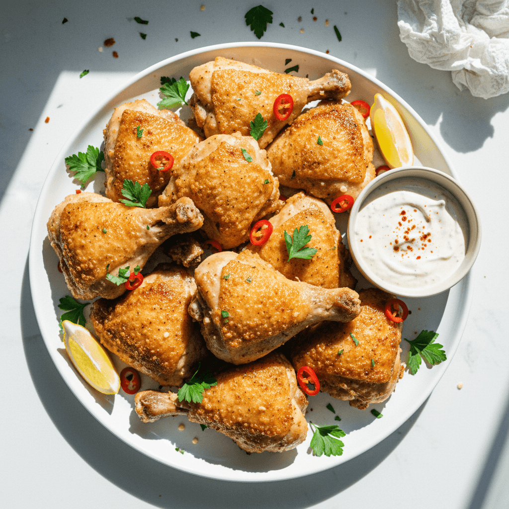 Air Fryer Crispy Chicken Thighs