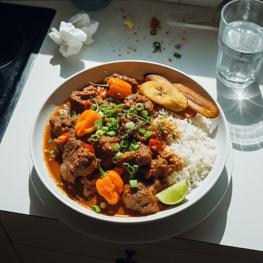 Spicy Jamaican Oxtail Curry