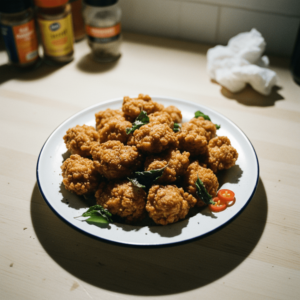 Crispiest Taiwanese Popcorn Chicken