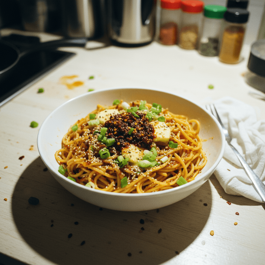 Garlic Chilli Oil Butter Spaghetti