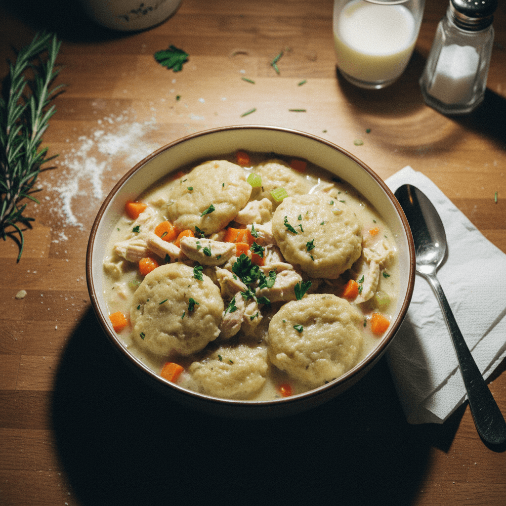 Great-Grandma's Chicken and Dumplings