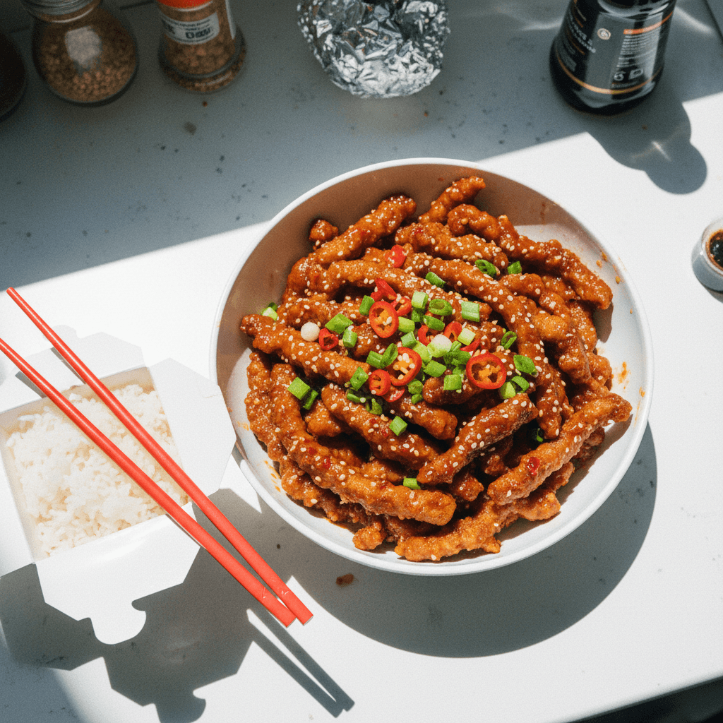New School Crispy Chilli Beef