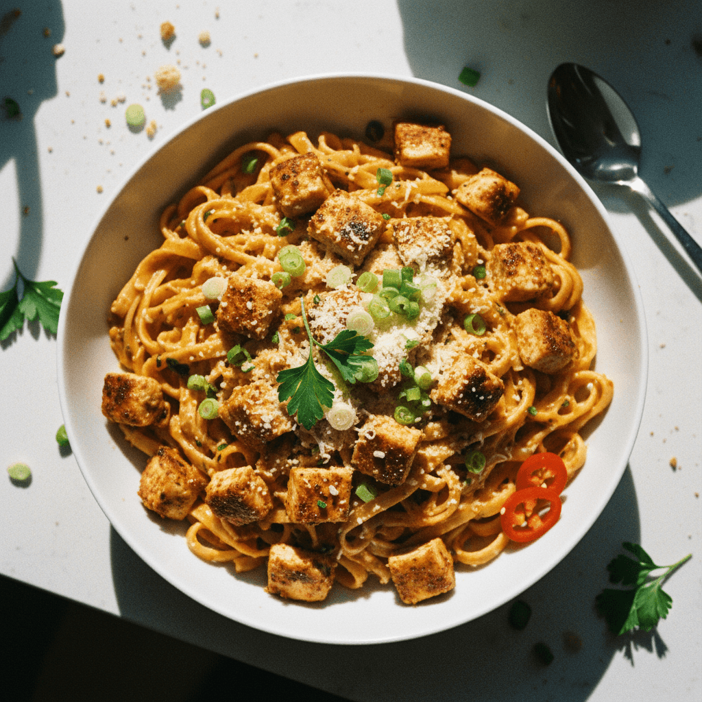 Spicy Cajun Chicken Pasta