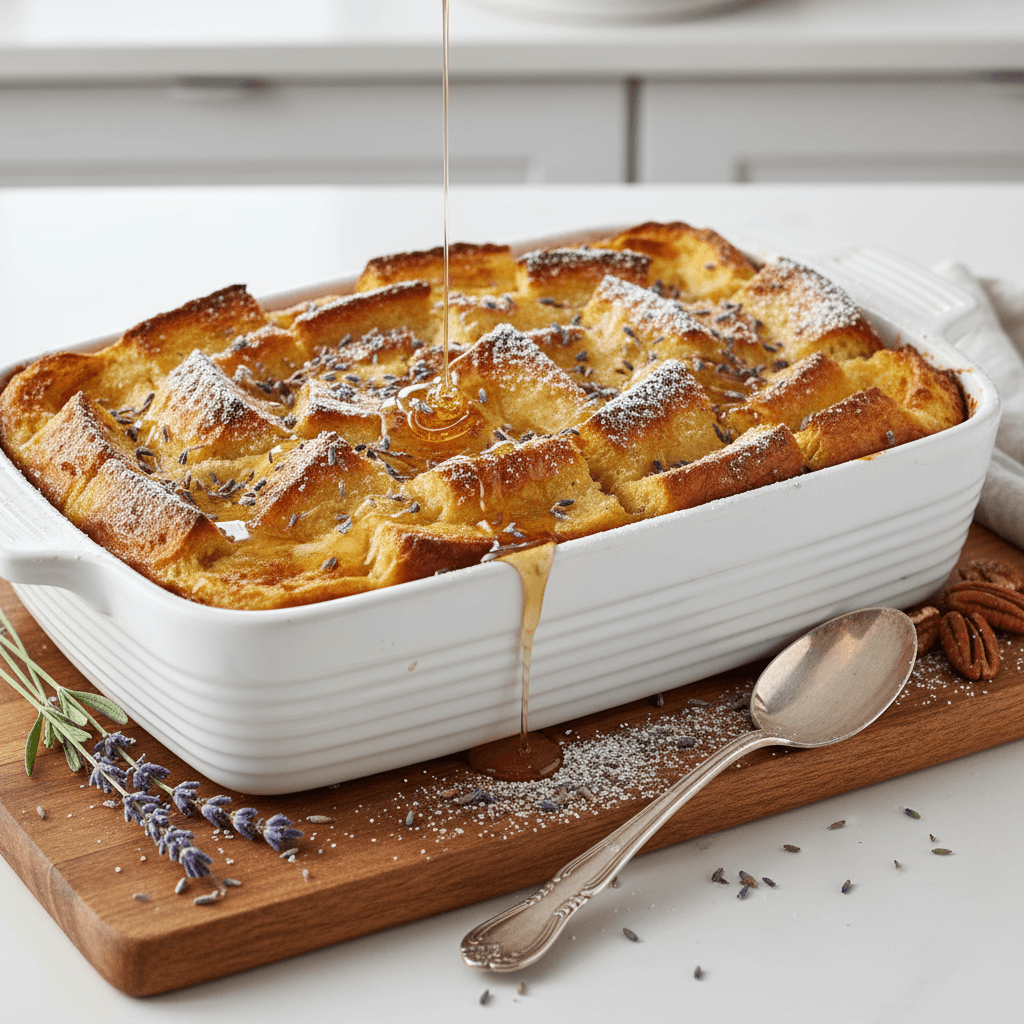 Honey Lavender French Toast Casserole