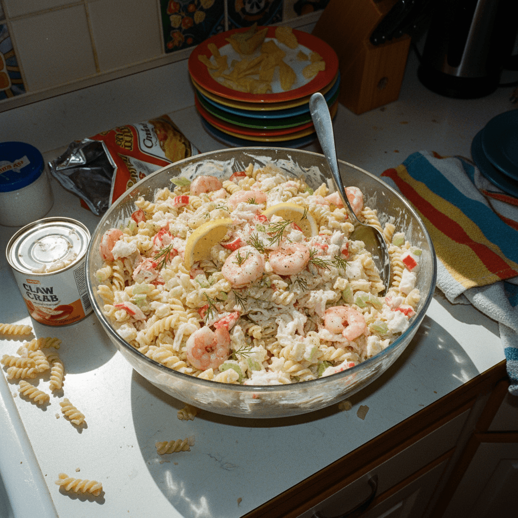 Large Batch Seafood Salad