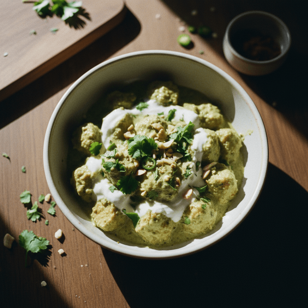 Creamy Coriander Soya Bowl