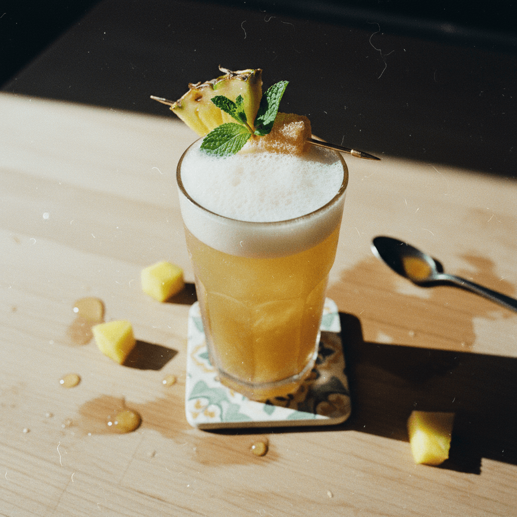 Tropical Ginger Beer Cocktail