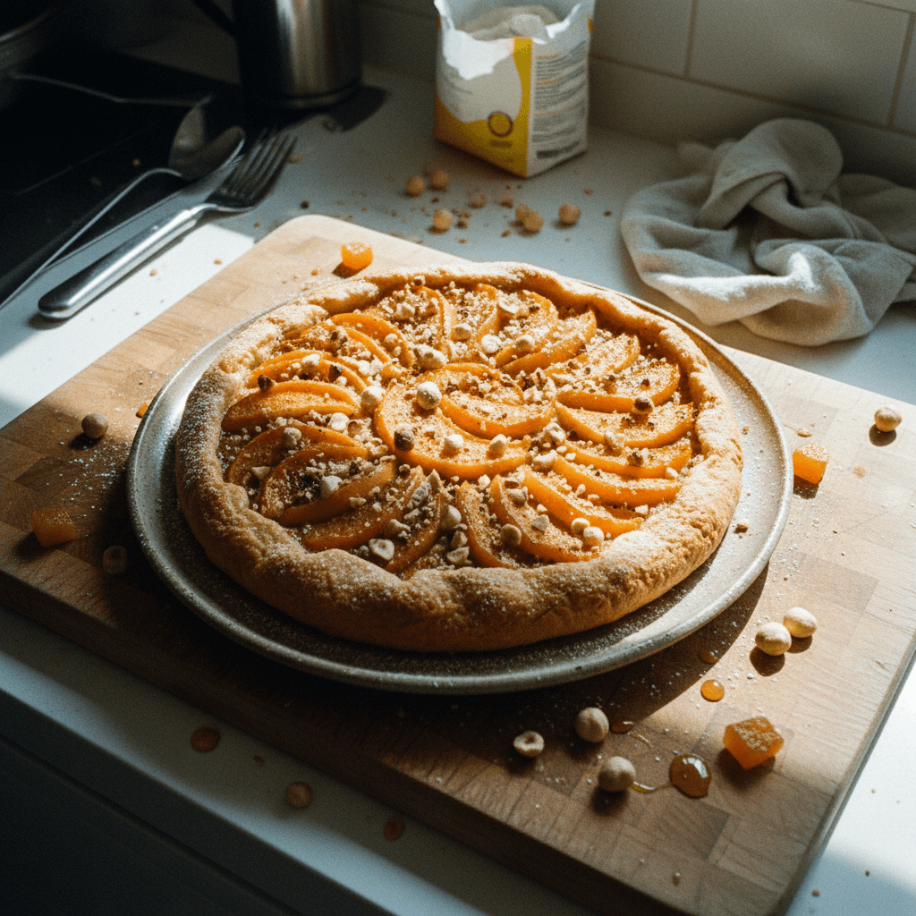 Quince and Hazelnut Tart