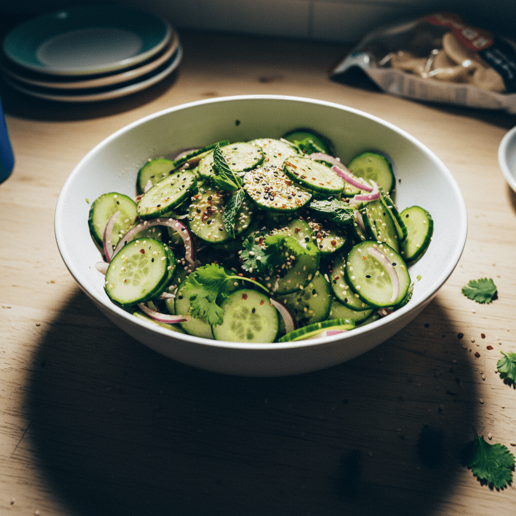 Easy Refreshing Asian Cucumber Salad