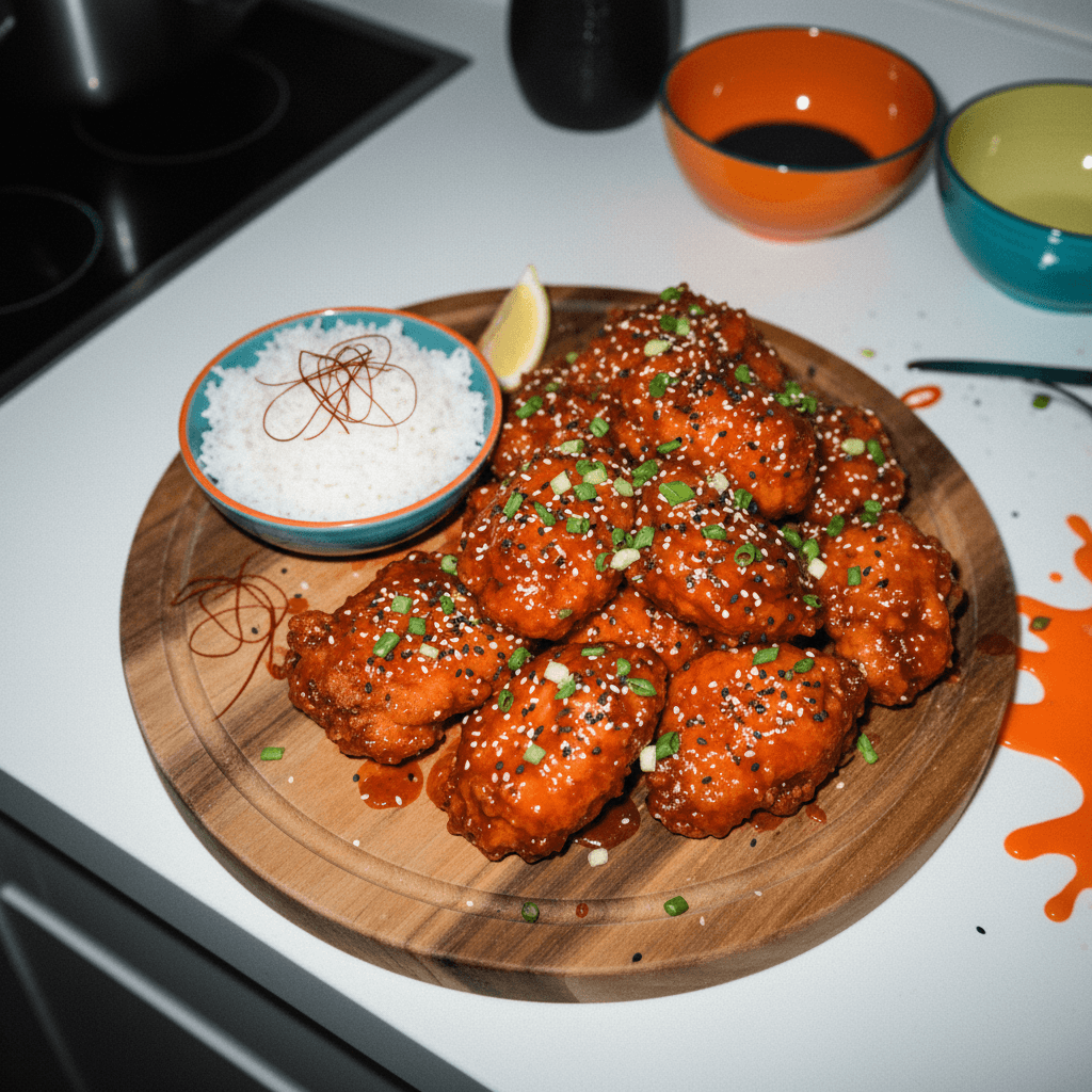 Pollo Coreano Casero