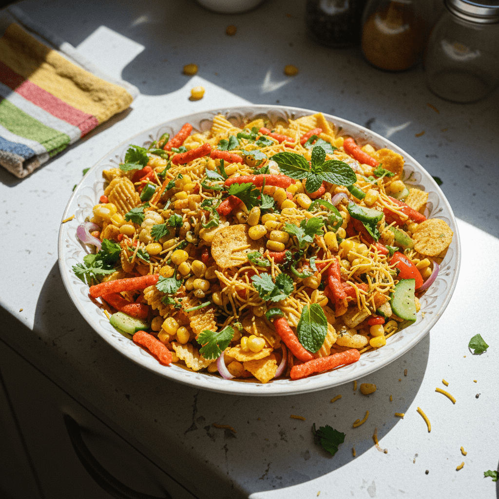 Chips Corn Chaat