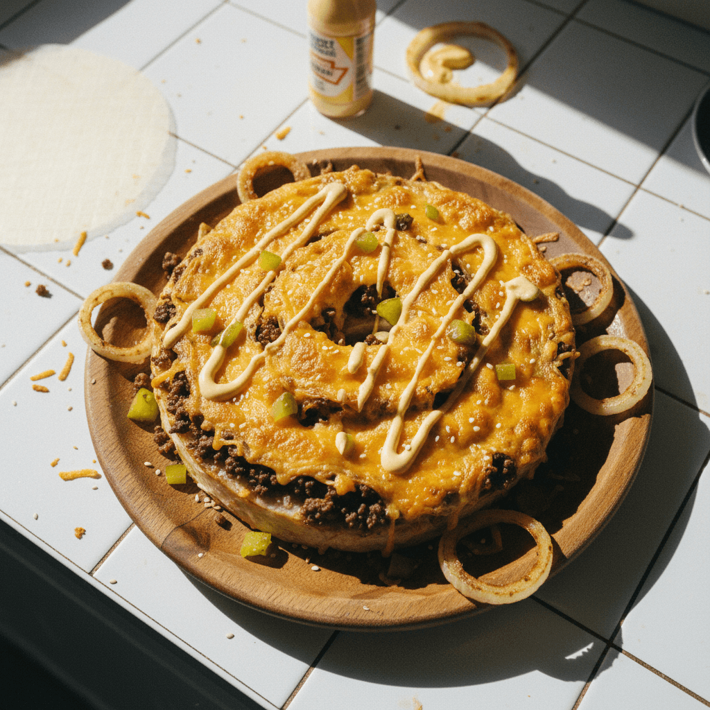Flying Dutchman Inspired Rice Paper Spiral with a Crispy Cheese Crust