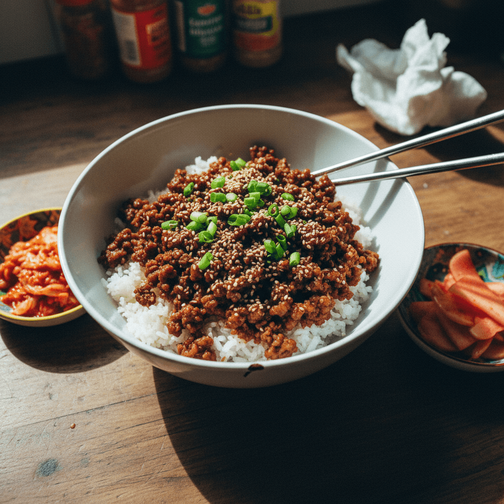 Ground Beef Bulgogi