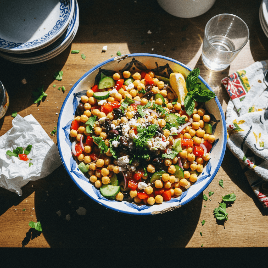 Mediterranean Chickpea Salad