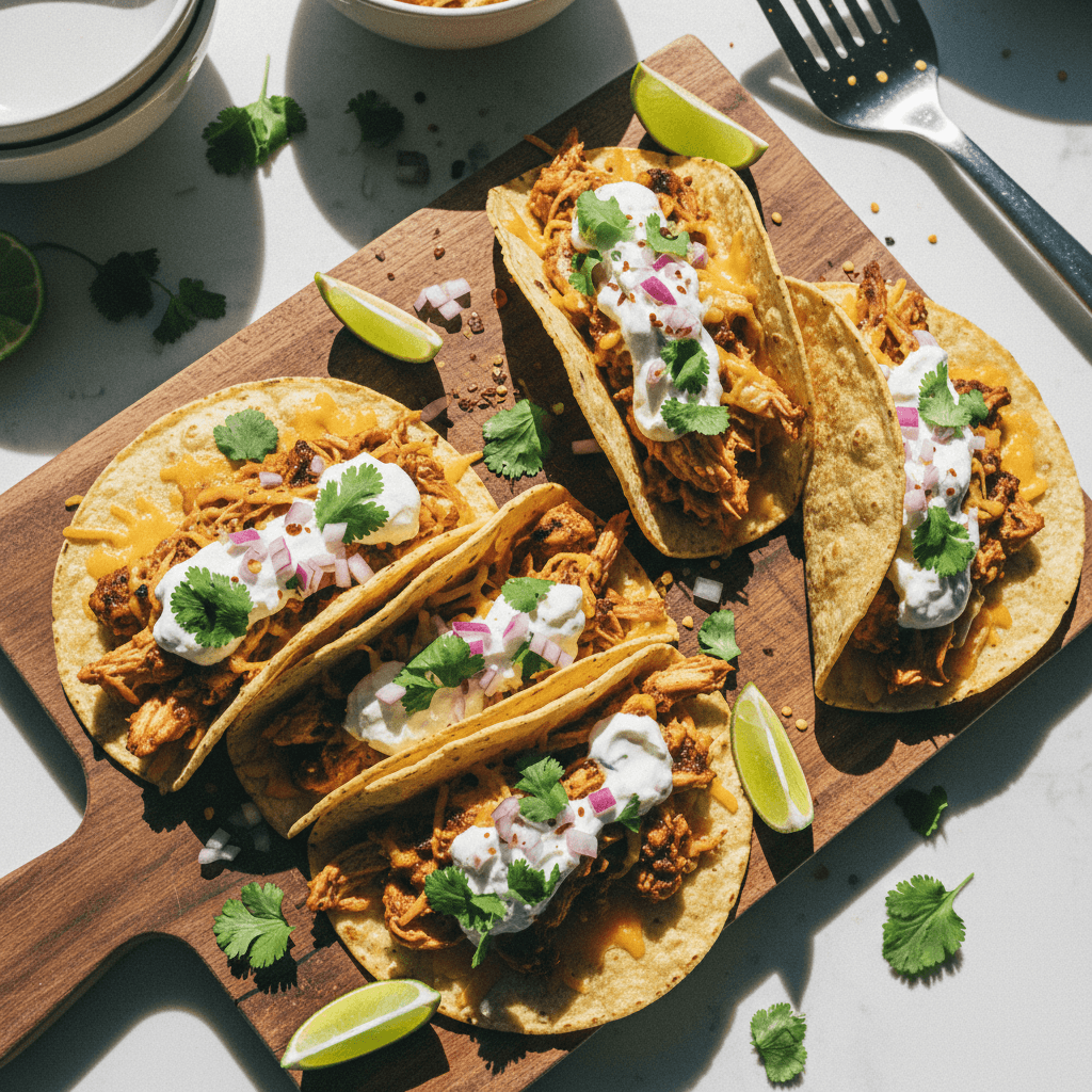 Crispy Chicken Tacos