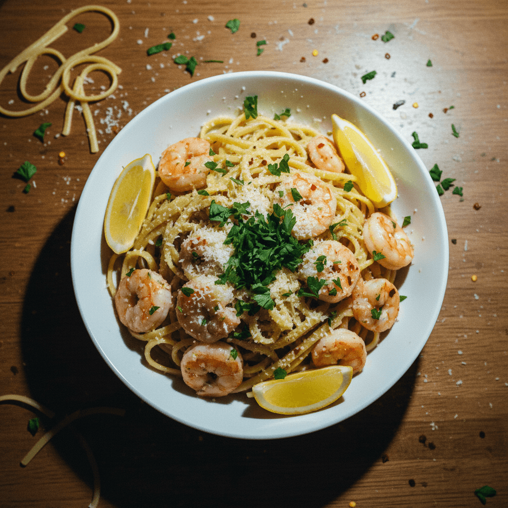 Shrimp Scampi Pasta
